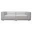 Canapé modulaire vice 2PC en tissu d'orge