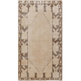 Vintage One-of-a-Kind Rectangle 4'8" X 8'10" Hand Knotted Area Rug
