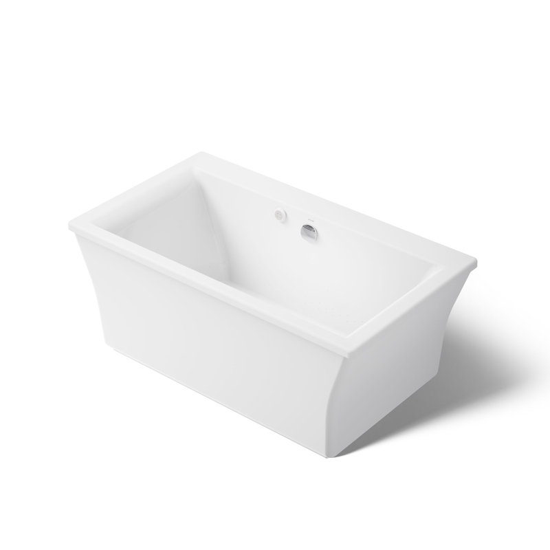 Stargaze 60" x 36" Freestanding Air Acrylic Bathtub, White