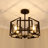Newlin Glass Semi Flush Mount-46091133