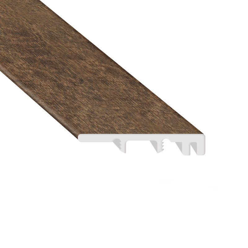 Plastic 1.5'' W x 94'' L End Cap, Ottoman Oak