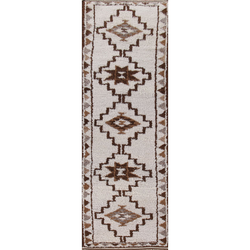 Tapis de couloir géométrique turc Anatolian 3 x 11
