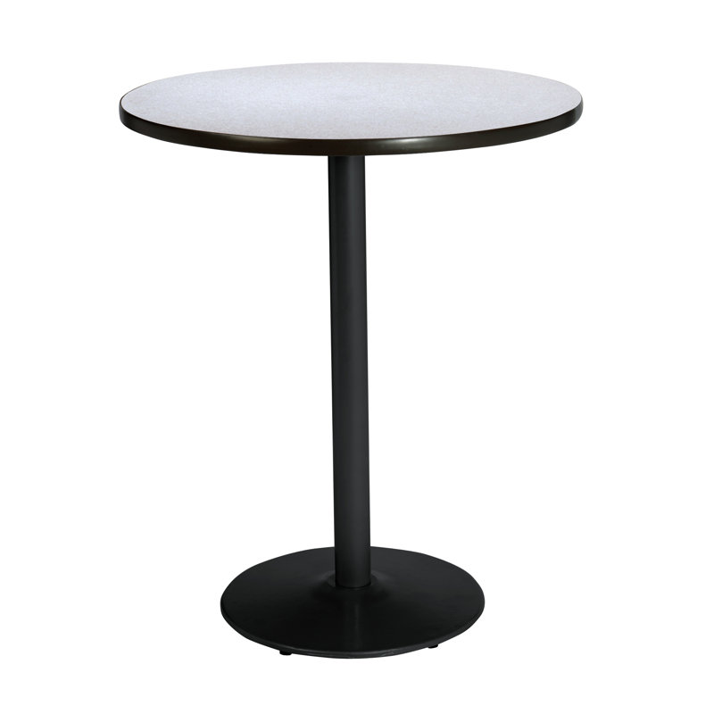 Ensemble de table de salle à manger et de chaises 36 po L, Gris nebula, Noir, 36"