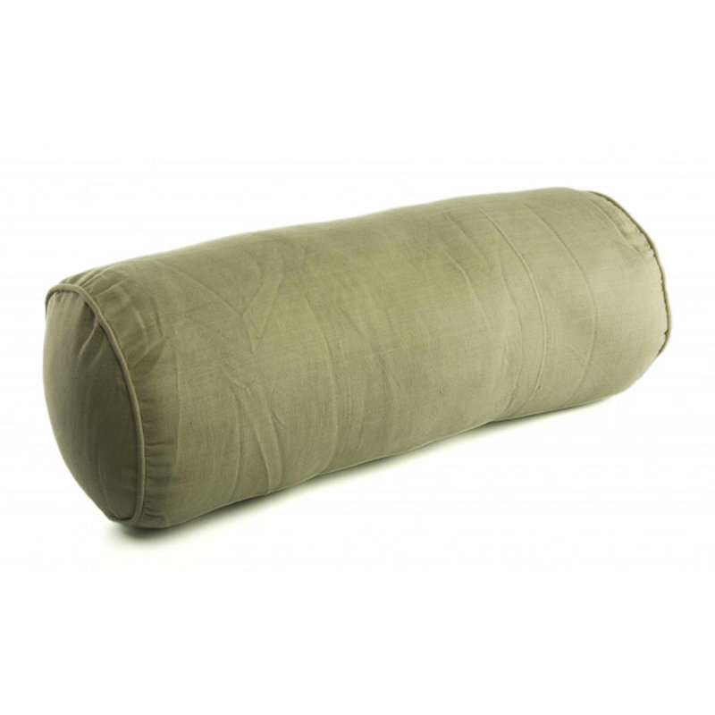 Aureliea Bolster Pillow Cover and Insert, Sage Green