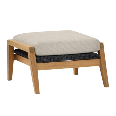Spencer Outdoor Teak Ottoman