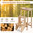 Gracie Oaks 3 Tier Step Stool 3 In 1 Folding Ladder Bench Storage Shelf Natural