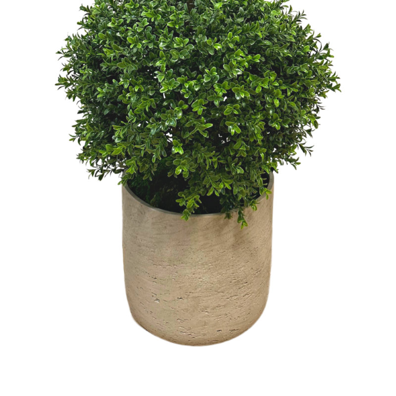 4' Faux Boxwood Topiary, 48" H x 22" W x 22" D