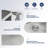 30" L Single Bowl Undermount Stainless Steel Kitchen Sink with Sink Gird-87729378
