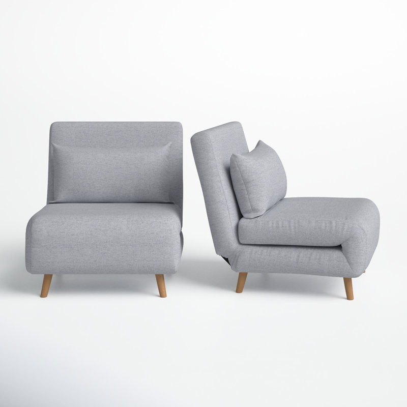 Arnuad Futon Chair, Light Gray