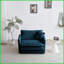 Fauteuil de confort Blue Chenille-1568807470