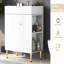 Meuble-lavabo blanc 21,6 po-12278615