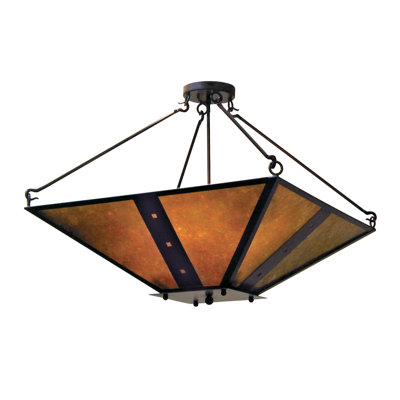 Luminaire suspendu carré 30 po Zandra