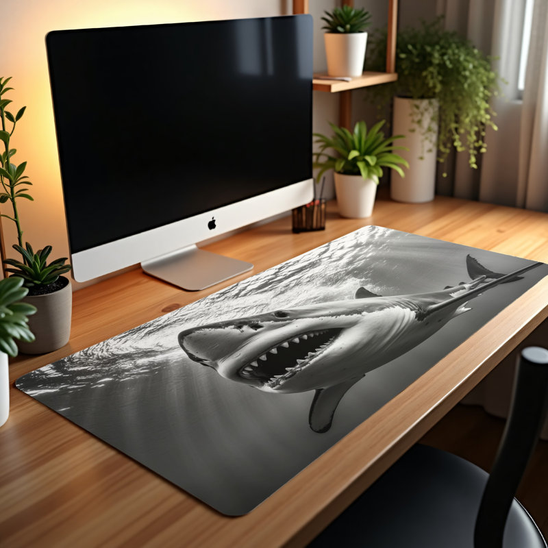Polyester Desk Pad, 14.4x12.1