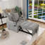 Fauteuil inclinable multifonctionnel en velours pour le salon et le bureau