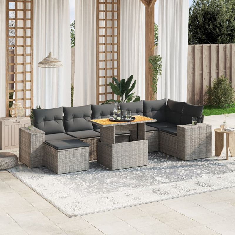 Ensemble de canapé de jardin Vidaxl