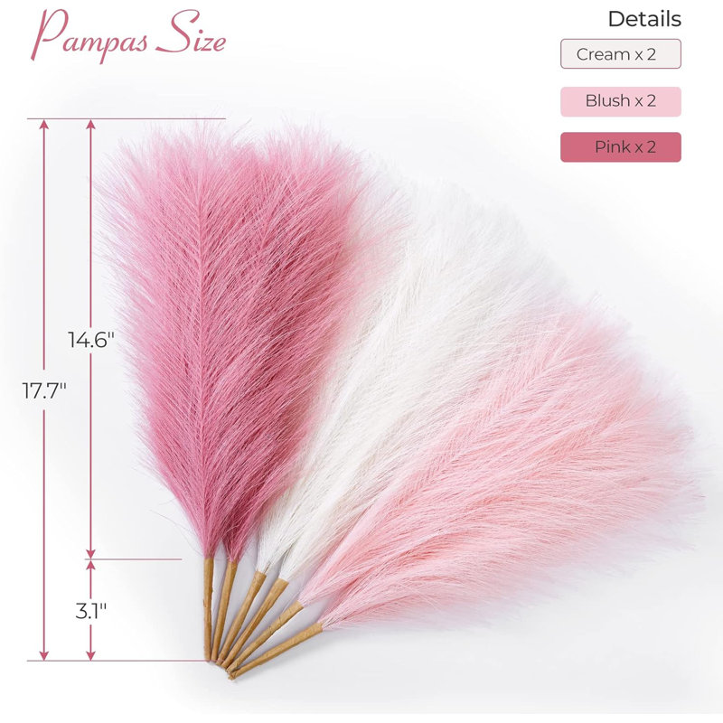 17.72'' Faux Pampas Grass Grass