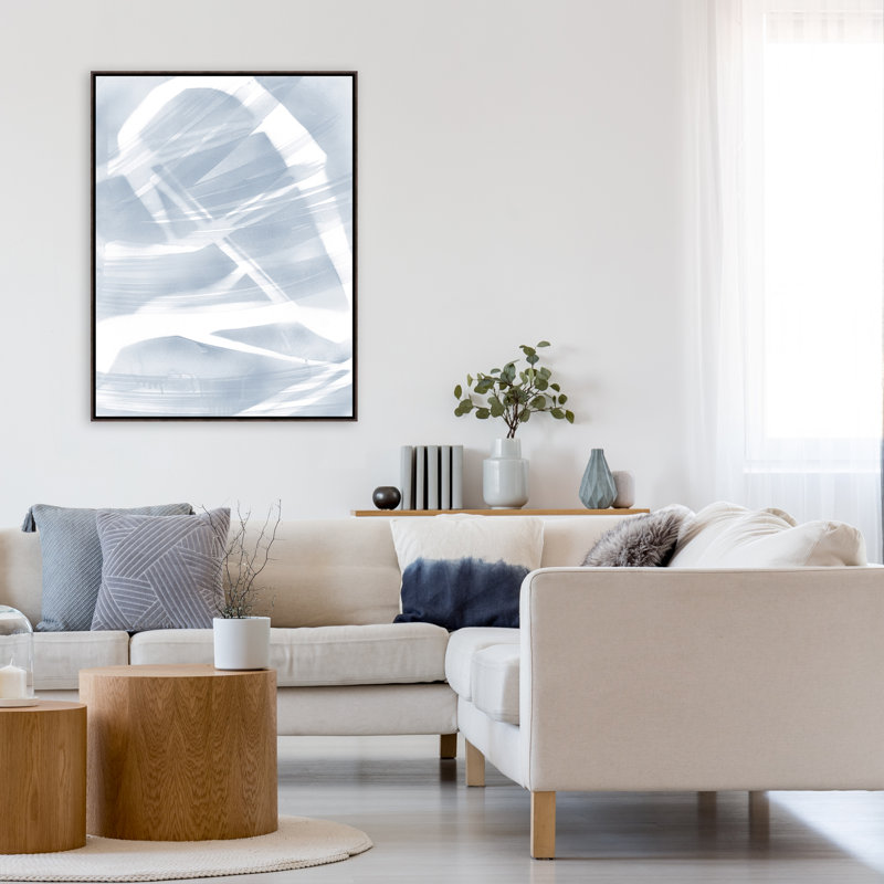 Light Touch II Print by Guseul Park, Glass Coat Framed, 49.5" H x 37.5" W