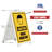 Sidewalk Caution Wear Hard Sign-69721106