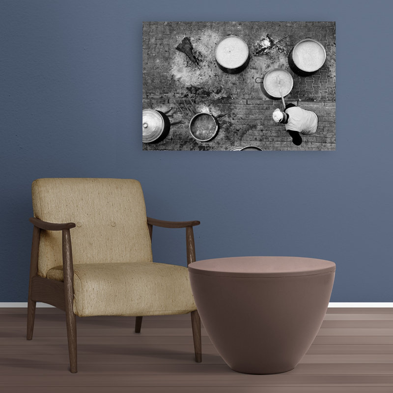 Traditional Outdoor Cooking Rustic Traditional Wall Art Print by Alahattin Kanlioglu - Print, 60.96cm H x 91.44cm W