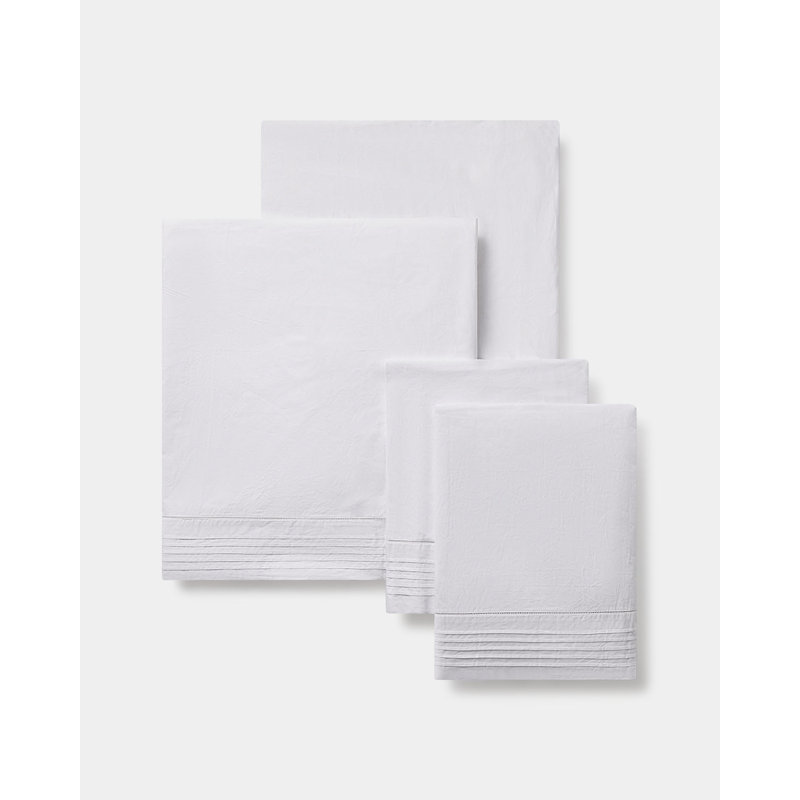 Percale Sheet Set, Queen Sheet Set + 2 Pillowcases