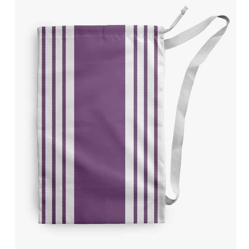 Fabric Laundry Bag with Handles, Small (29" H x 18" W), Light Purple