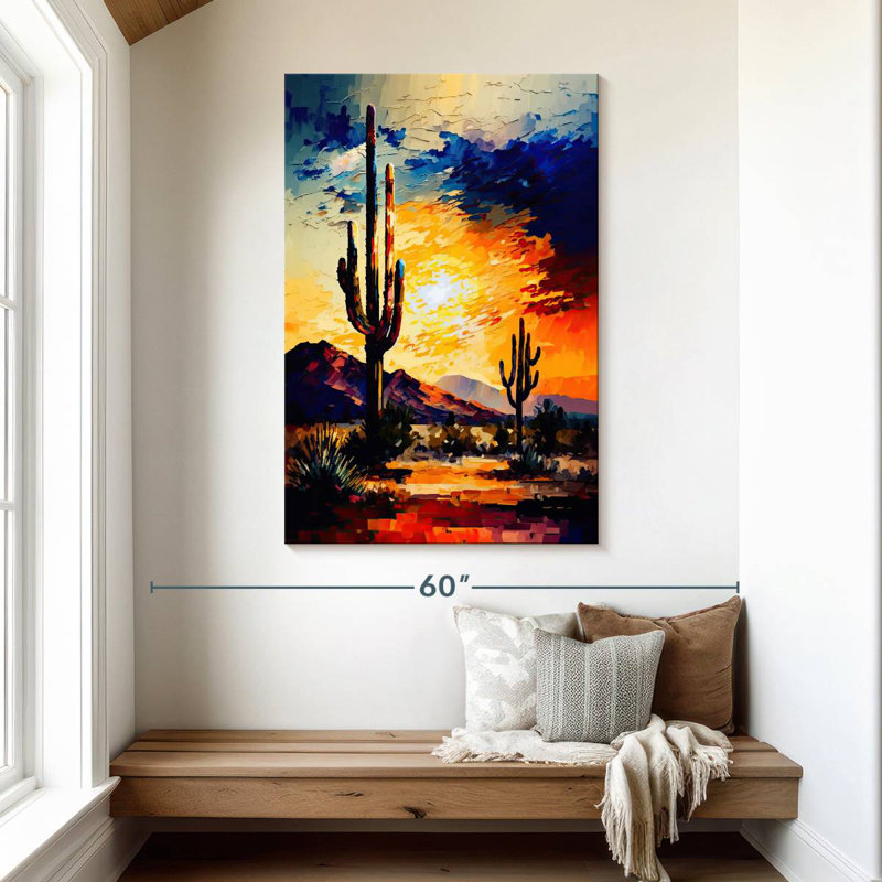 Alvord Sonoran Desert AZ II, H 48 po x l 32 po