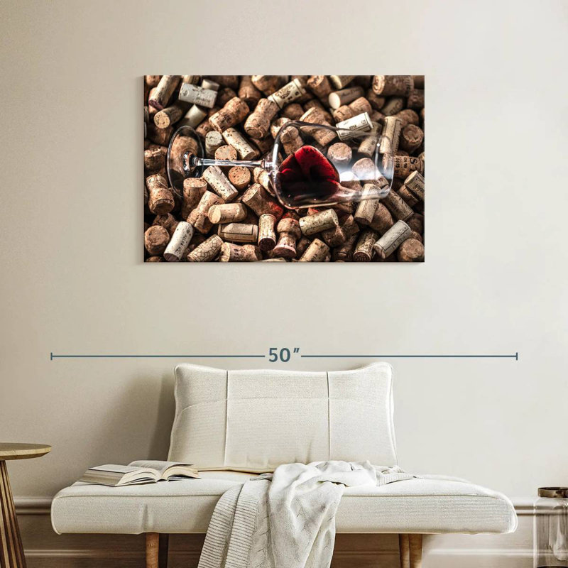 Yarlin Red Wine Corks, 24'' H x 36'' W