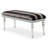 Melrose Plaza Faux Fur Upholstered Bench