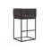 Upholstered Counter Stool with Metal Frame