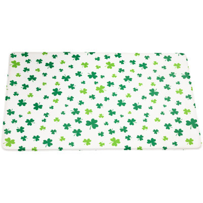 Tapis de cuisine 29,5 po Shamrocks St. Patrick's Day