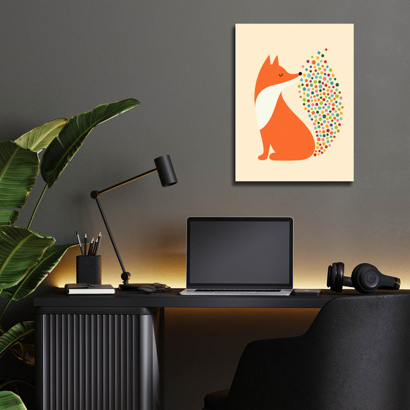 «Little Fire» par Andy Westface, H 16 po x l 12 po x P 0,13 po