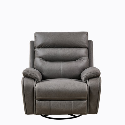 Motor Rocking And Swivel Single Sofa Recliner Chair,Infinite Position, Head Rest with Power Function -  Latitude RunÂ®, CF285EB29AD8419F8BC5F1BFAD9DA489