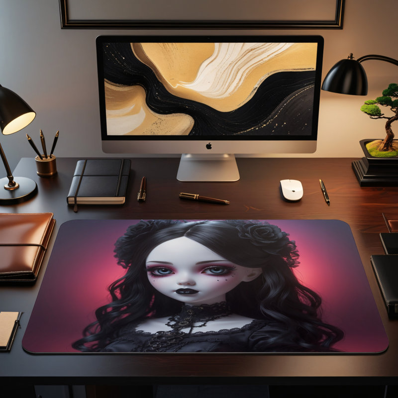 Polyester Desk Pad, 14.4x12.1