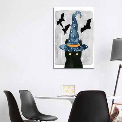 Black Cat I by Grace Popp - Wrapped Canvas Print