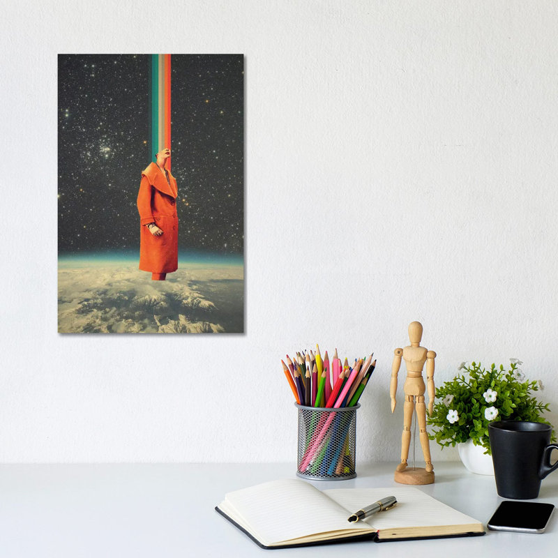 «Spacecolor» par Frank Moth, impression sur toile tendue, H 12 po x l 8 po x P 0,75 po