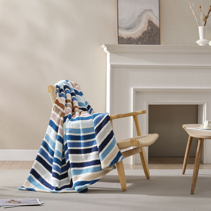 Cusco Geometric Throw Blanket, Wave Geometric