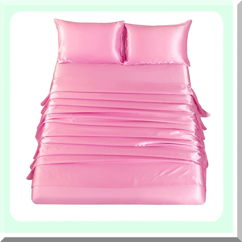 Silky Bedding Set - Luxe Hotel Collection - Wrinkle & Fade Resistant - Deep Pocket Sheets - 3-Piece Sheet Set with Pillow Cases
