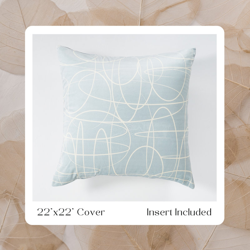 Coussin floral 22 po