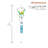 Elithia Metal Animals Wind Chime - Solar Powered-615621294