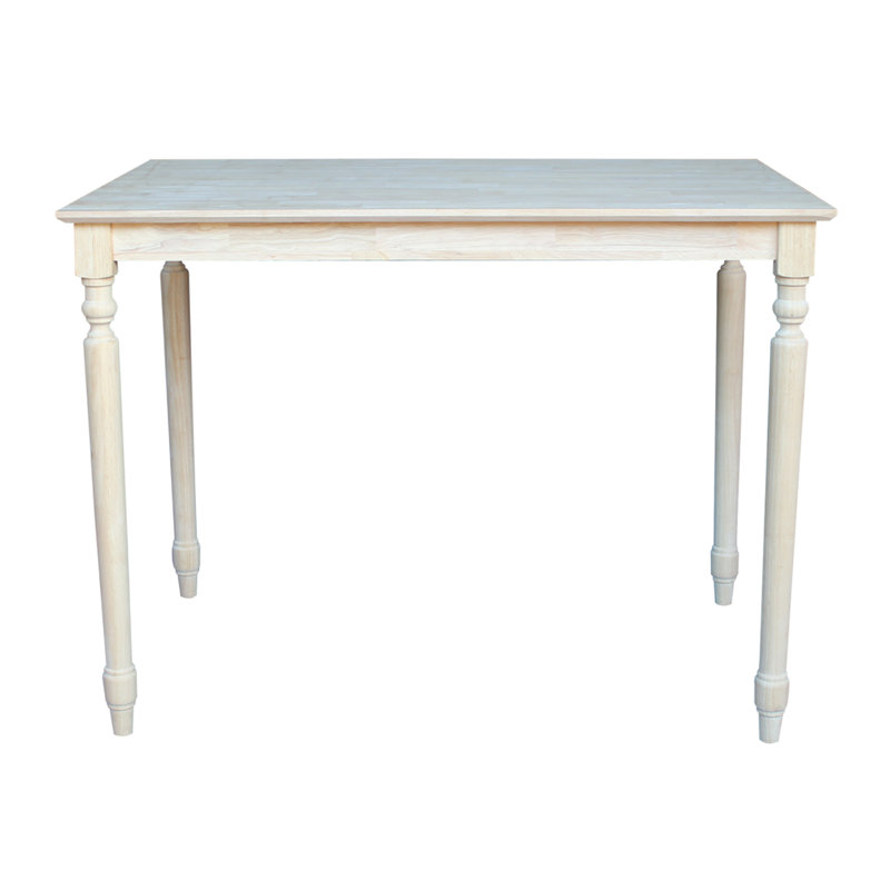 Delrita Solid Wood Dining Table, 36" H x 48" W x 30" D