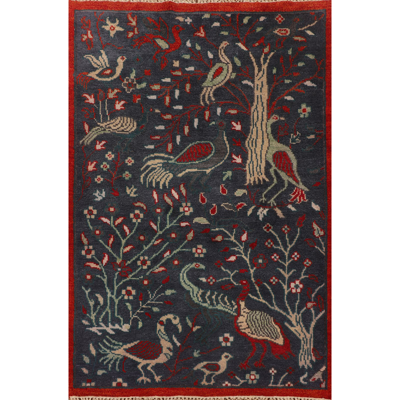 Tapis oriental à motif animalier Ziegler