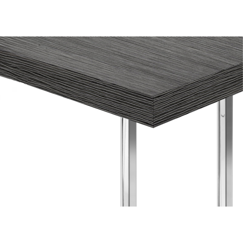 End Table, Accent Table, Contemporary Side Table For Living Room, Indoor End Table For Living Space, Grey