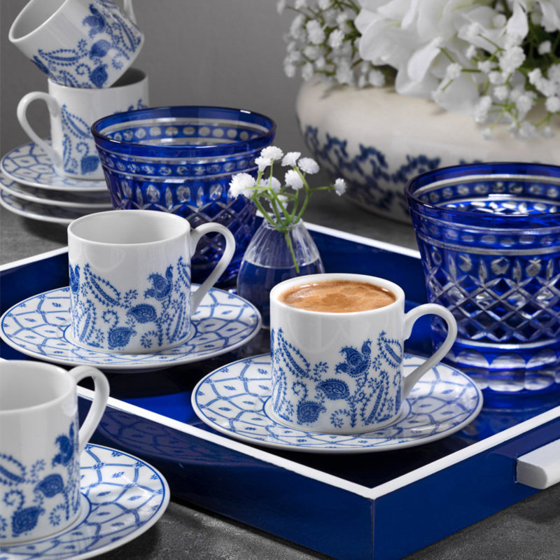 Ensemble de 6 tasses à café Largo