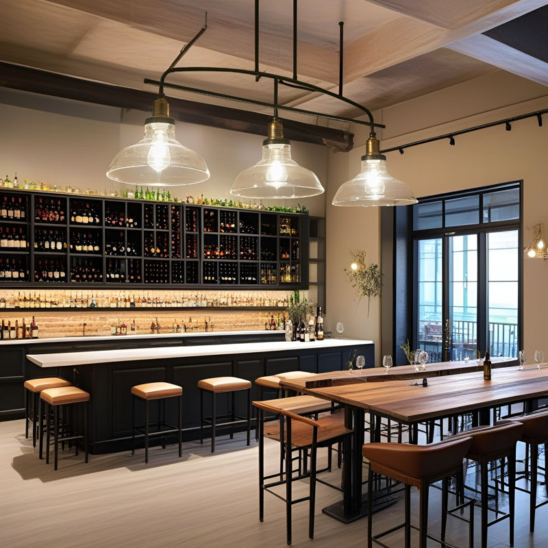 Luminaire suspendu de style rustique pour îlot de cuisine à 3 lumières avec abat-jour en verre transparent