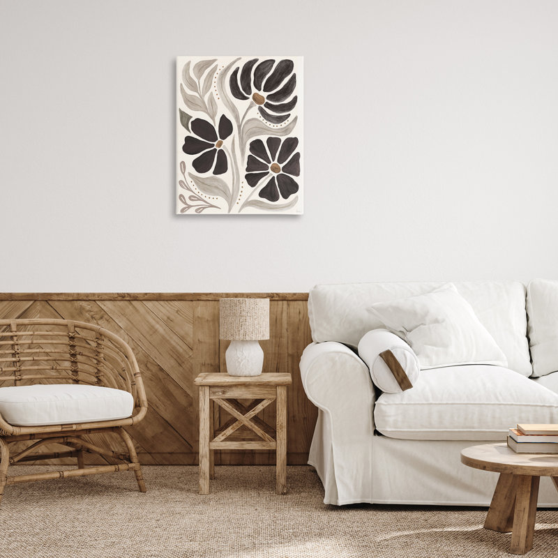 «Boho Curved Petals» par Veronique Charron, H 30 po x l 24 po