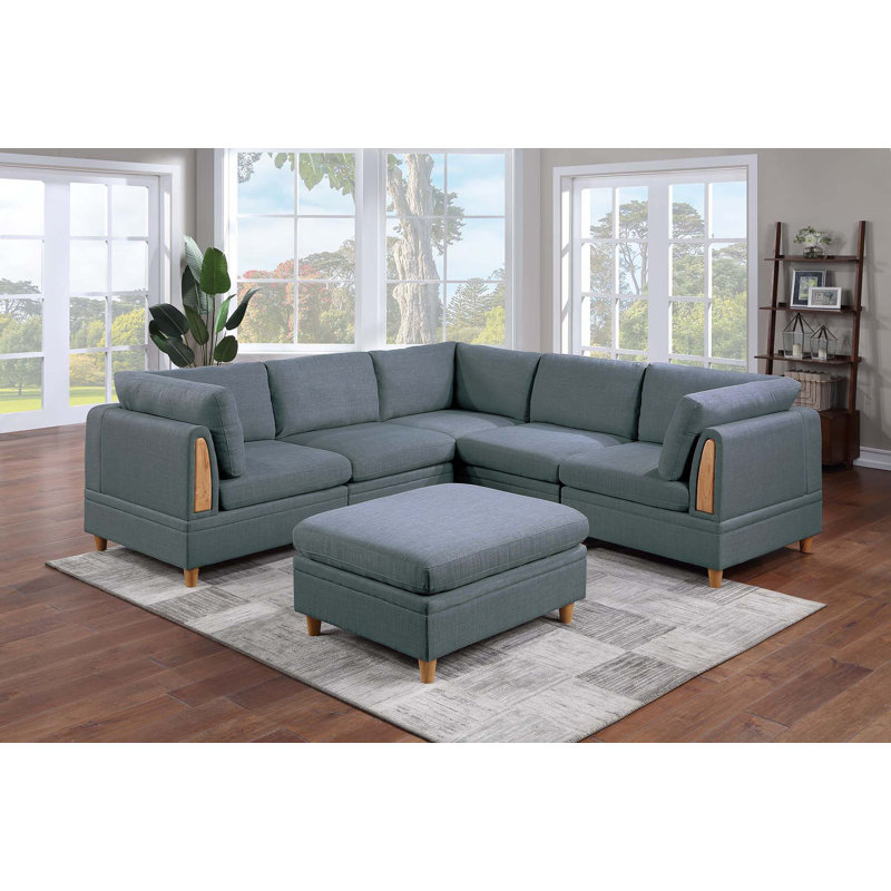 Canapé modulaire 6 pièces Contemporary Living Furniture