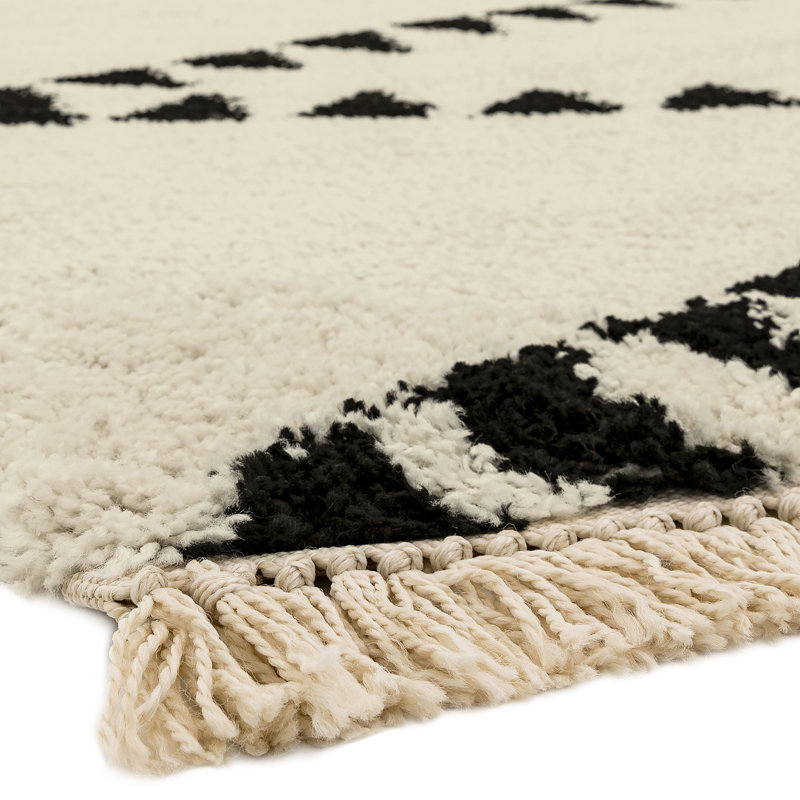 Pickerel Berber Style Cream Rug, Rectangle 120 x 170cm