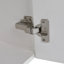 Meuble-lavabo de 18 po avec lavabo en résine blanche et nombreuses options de rangement, porte à fermeture en douceur - conception murale de nombreuses façons modernes et de qualité ravissante-306597614