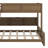 Twin XL Over Queen Bunk Bed With Cabinets And USB-294972378