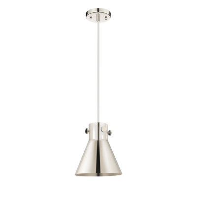 Coterie Single Light Metal Dimmable Pendant